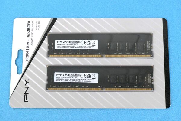 ■未開封■PNY DDR4-3200 16GB 2本 32GBセット