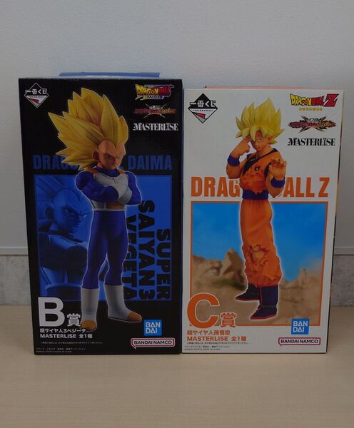 【未開封/2個セット】一番くじ ドラゴンボール VSオムニバスCROSS B賞 超サイヤ人3ベジータ C賞 超サイヤ人孫悟空