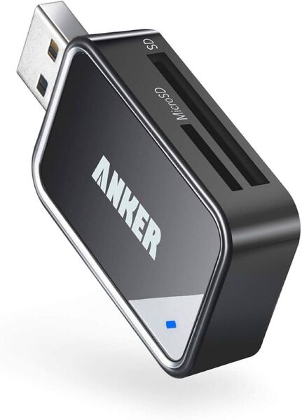 Anker 2-in-1 USB 3.0 ポータブルカードリーダー