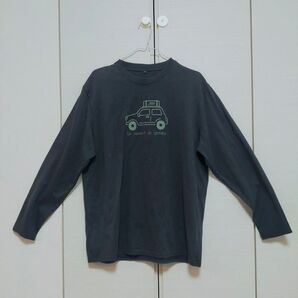 【古着】ロンT|黒|LL|アウトドア(バーベキュー・キャンプ等)|