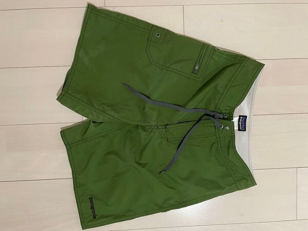 Patagonia ボードショーツ サーフパンツ サイズ28 グリーン メンズ