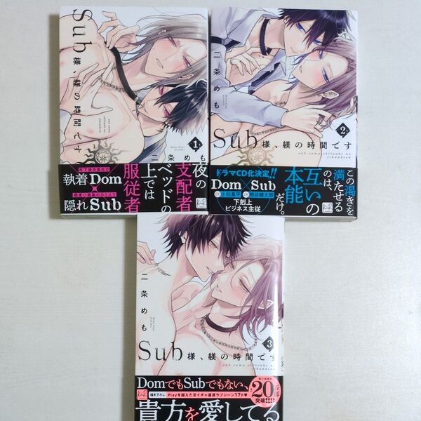 Sub様、躾の時間です 1 2 3 (全巻) 二条めも