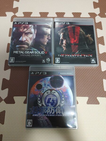 PS3 メタルギアソリッド、地球防衛軍4セット まとめ売り