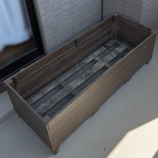 プランター 大型 キャスター付き 116x45x38cm
