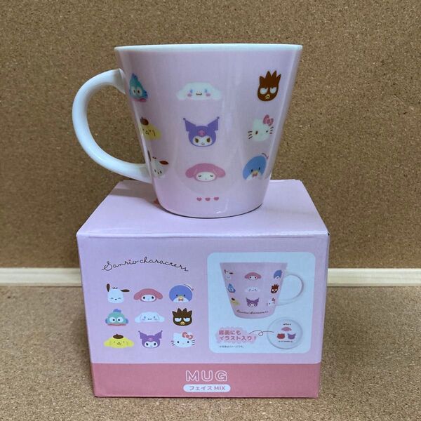 マグカップ サンリオキャラクターズ 陶磁器製マグカップ サンリオ フェイスMIX