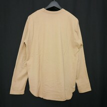 16AW 16FW SOPHNET. ソフネット SOPH ソフ LONG SLEEVE TEE コットン 長袖 無地 Tシャツ カットソー ロンT BEIGE S_画像2