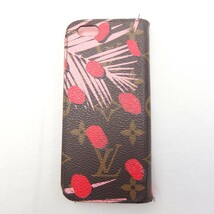 Louis Vuitton Monogram Jungle iPhone 6/6S Folio Case モノグラム ジャングル ドット 手帳型 アイフォンケース SUGAR PINK POPPY_画像3