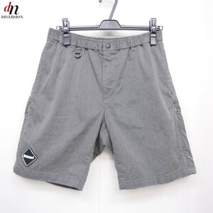 18SS F.C.Real Bristol F.C.R.B. FCRB VENTILATION SHORTS コットン エンブレム ロゴ ショーツ ショートパンツ ハーフパンツ GRAY S