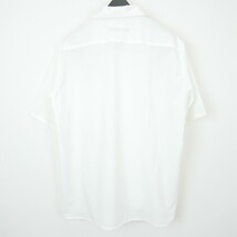 19SS SOPHNET. ソフネット SOPH ソフ S/S BOX REGULAR COLLAR SHIRT ポリエステル 半袖 無地 シャツ WHITE Ｓ_画像2