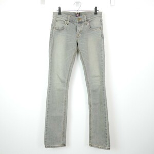 Lee Cher Re -Shell использовал обработку джинсовых брюк джинсы Grey 26