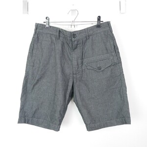 ENGINEERED GARMENTS エンジニアドガーメンツ Ghurka Short - Oxford Suiting コットン グルカショーツ ショートパンツ CHARCOAL 32