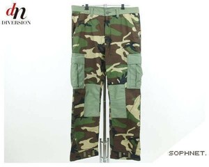 15SS SOPHNET.ソフネット SOPH ソフ MILITARY CLOTH PANEL CARGO PANT カモフラ 迷彩 ミリタリー カーゴパンツ MULTI CAMOFLAGE S