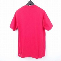 OVER THE STRiPES オーバーザストライプス コットン 半袖 BLISTER ロゴ プリント TEE Tシャツ カットソー RED M_画像2