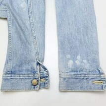 made in Heaven Cry. メイド イン ヘブン 襟 ボア付き ダメージ加工 デニムジャケット Gジャン INDIGO S_画像5