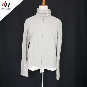 OLIVE des OLIVE Olive des Olive linen. cotton stand-up collar jacket blouson 