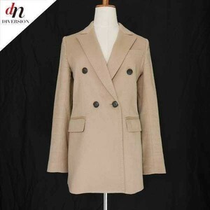 UNTITLED Untitled wool long W tailored jacket double BEIGE 1