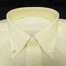 FRANKLIN TAILORED フランクリンテーラード Colored Oxford B.D. Shirt 長袖 オックスフォード ボタンダウンシャツ YELLOW 2_画像4