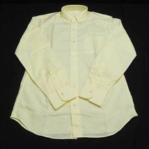 FRANKLIN TAILORED フランクリンテーラード Colored Oxford B.D. Shirt 長袖 オックスフォード ボタンダウンシャツ YELLOW 3_画像3