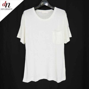 FRANKLIN TAILORED フランクリンテーラード シルク混 半袖ニット ポケットTEE Tシャツ カットソー WHITE 4