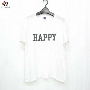 24SURF トゥーフォーサーフ HAPPY Tee プリント Tシャツ WHITE L