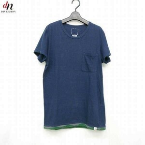 14SS Visvim Crochet Hem Tee S/S винтажная Slub T -For