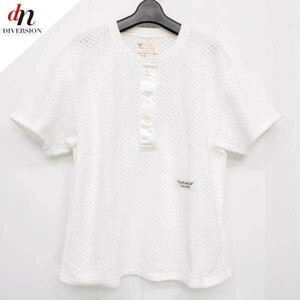 FRANKLIN TAILORED フランクリンテーラード サーマル ヘンリーネック 半袖 Tシャツ TEE WHITE 2