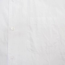 17SS SOPHNET. ソフネット SOPH ソフ LONG REGULAR COLLAR SHIRT コットン 長袖 ロングシャツ WHITE S_画像4