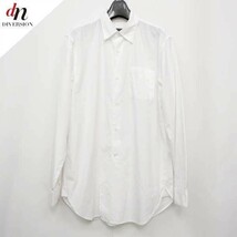 17SS SOPHNET. ソフネット SOPH ソフ LONG REGULAR COLLAR SHIRT コットン 長袖 ロングシャツ WHITE S_画像1