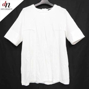 UNDERCOVER アンダーカバー コットン 半袖 バックジップ スウェット TEE Tシャツ カットソー WHITE 2