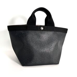 【価格相談可能】Herve Chapelier エルベシャプリエ 707GP リュクス舟形トートM ノワール 黒 トートバッグ