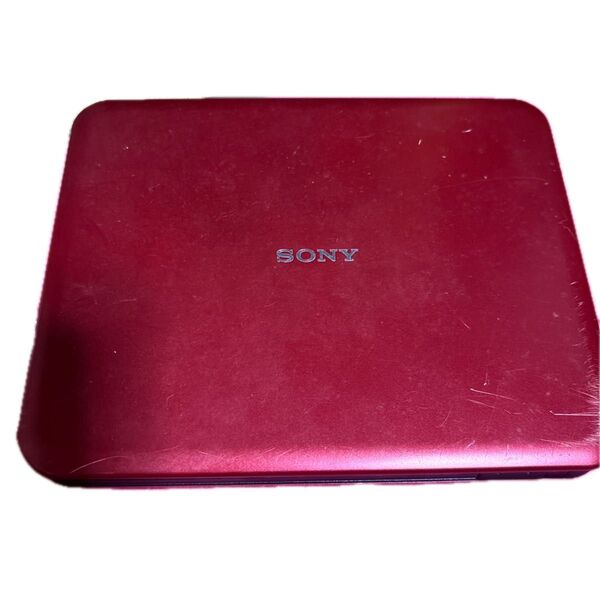 SONY ポータブルDVDプレーヤー レッド