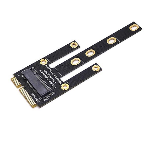 新品良品即決■送料無料 m.2 nvme ssd → mini pci-e 変換アダプタ M key nvme ssd 2230/2242/2260/2280対応