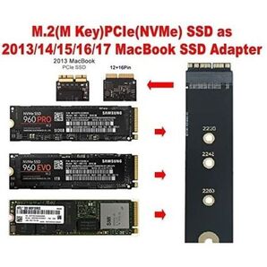 新品良品即決■送料無料 MacBook Air Pro用M.2 NVME SSD変換アダプター(2013-2017)A1465 A1466 A1419 A1398 A1502用