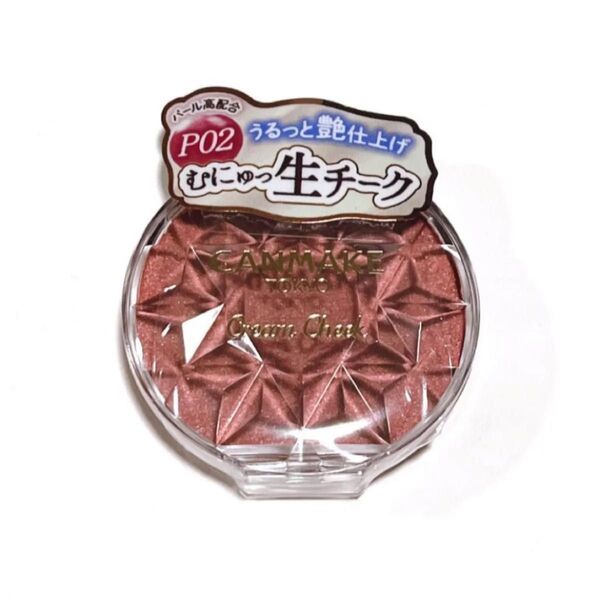 CANMAKE キャンメイク クリームチーク パールタイプ(P02 ローズペタル)