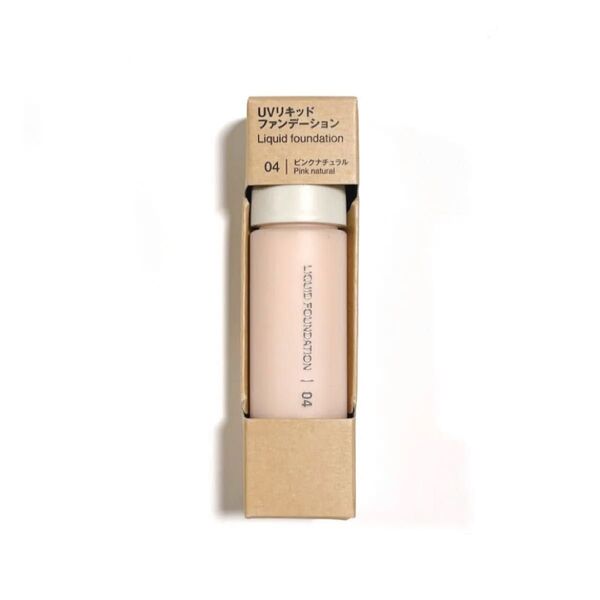 無印良品 MUJI UVリキッドファンデーション 04 ピンクナチュラル 30ml