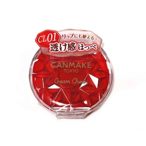 CANMAKE キャンメイク クリームチーク クリアタイプ(CL01 クリアレッドハート)
