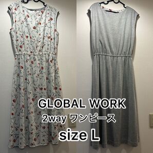 《古着》GLOBALWORK 2wayワンピース