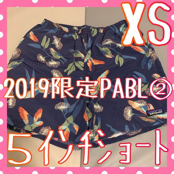 【廃盤レア柄】Patagoniaバギーズ ショートパンツ PABL 鳥