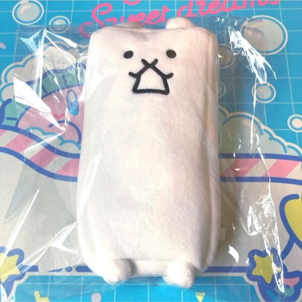 【未開封】にゃんこ大戦争 チャーム付きぬいぐるみペンポーチ ネコカベ ペンケース