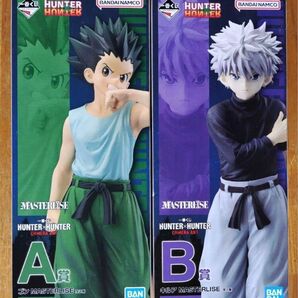 新品未開封 HUNTER×HUNTER 一番くじ A賞 ゴン フィギュア B賞 キルア フィギュア 2体セット ハンターハンター