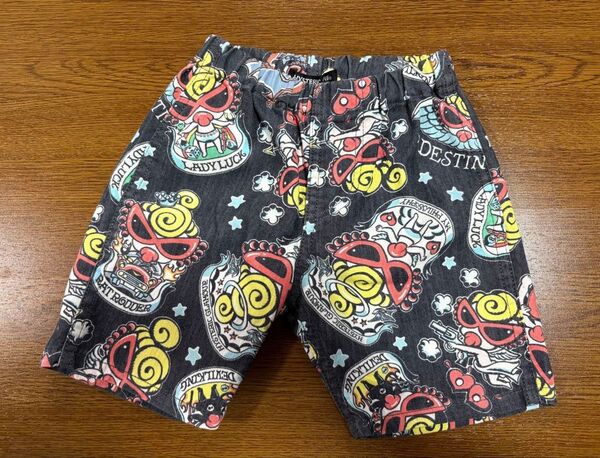 HYSTERIC MINI ハーフパンツ 総柄 100cm