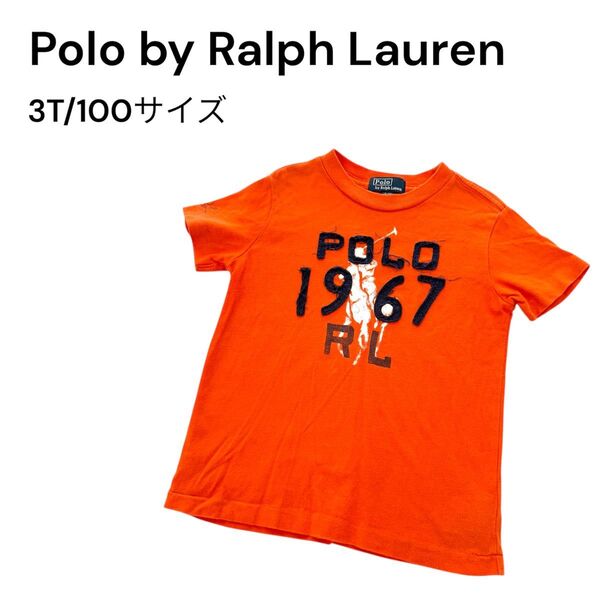 ポロ ラルフローレン キッズ 男の子 Tシャツ 100cm オレンジ ラルフローレン Tシャツ 半袖 半袖Tシャツ