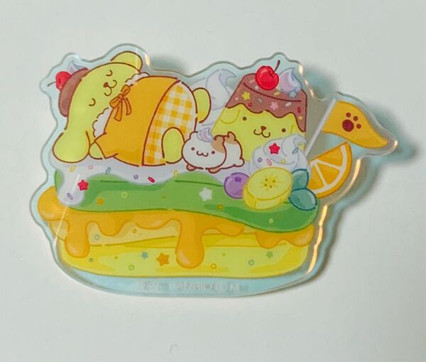 アクリルブローチ プリン