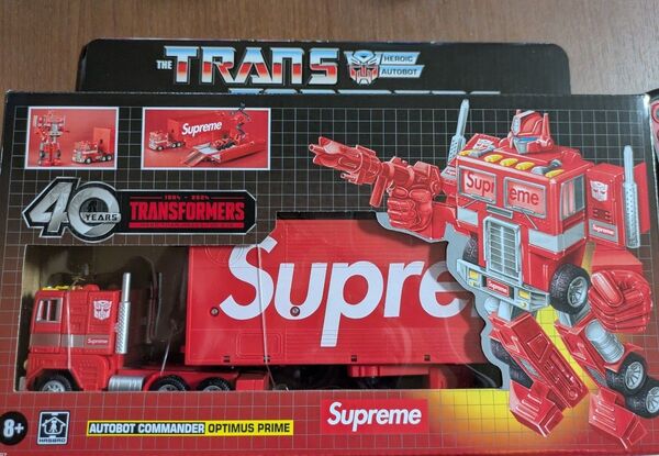 Supreme x Transformers G1 Optimus Prime