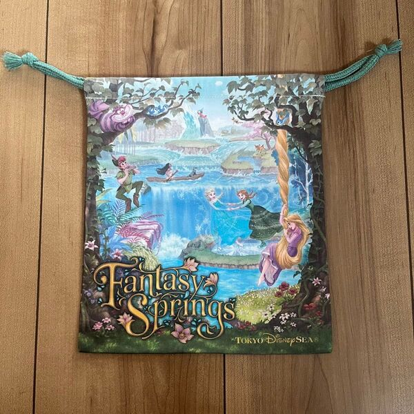 ファンタジースプリングス 巾着 DISNEY ディズニーシー 巾着袋 TDL