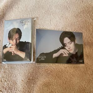 2PM LEE JUNHO Midnight Sun ファンコン フォトカード スタンド付き缶バッジ2点 オンラインくじ ジュノ