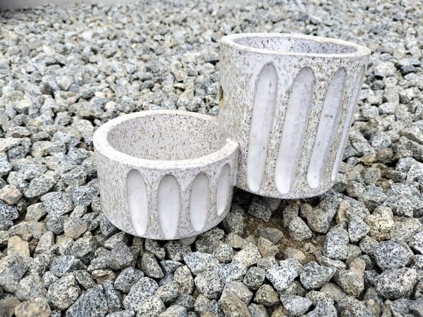 【最終値下げ】華道具 花器 白 陶器 中古品