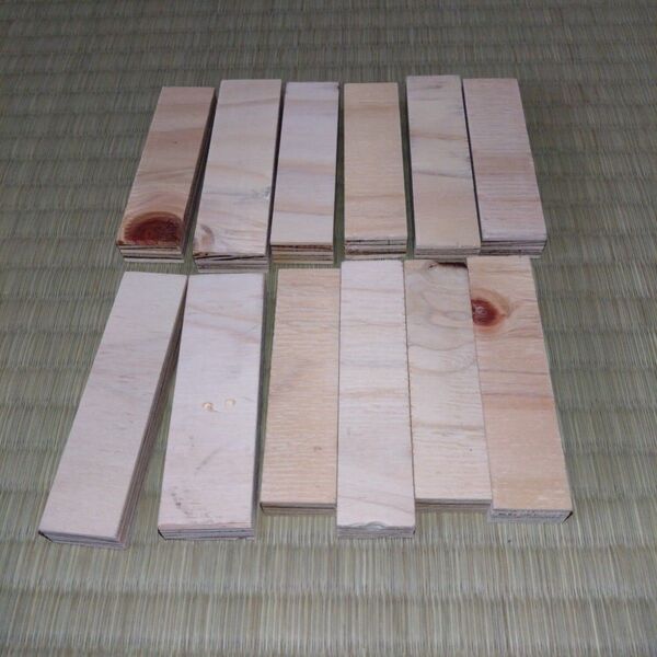 針葉樹合板 端材 12本