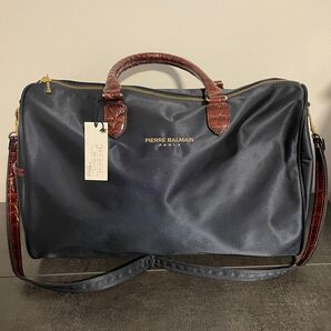 新品★PIERREBALMAINピエールバルマンハンドバッグボストン大容量 旅行 出張 ショルダーバッグ ボストンバッグ トラベル