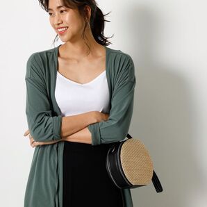 美品アズールバイマウジー紫外線カット★ロングカーディガン ウエストマーク URBAN RESEARCH select MOCA